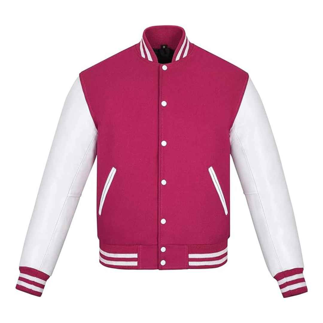 Dark Pink Varsity jackets